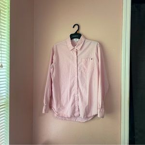 Crown & Ivy Pink button down blouse sz medium
